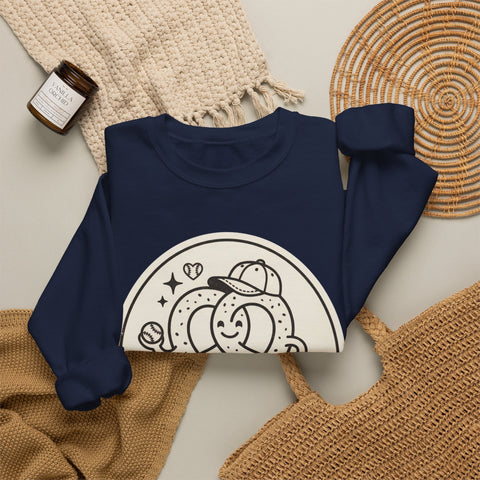 Burgh Baseball Round Logo Crewneck, Pittsburgh Pride | Local Baseball Apparel Sweatshirt - YinzerShop