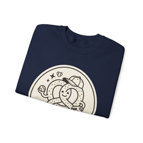 Burgh Baseball Round Logo Crewneck, Pittsburgh Pride | Local Baseball Apparel Sweatshirt - YinzerShop