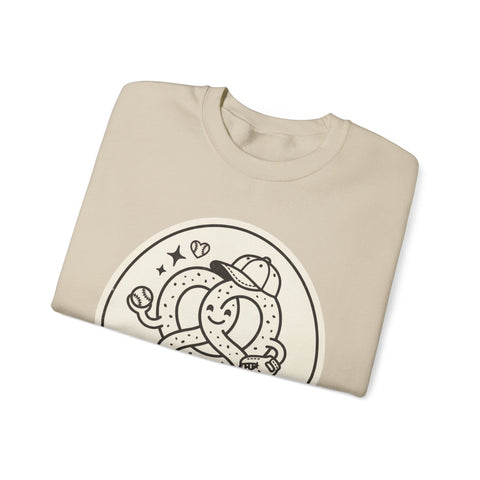 Burgh Baseball Round Logo Crewneck, Pittsburgh Pride | Local Baseball Apparel Sweatshirt - YinzerShop