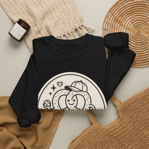Burgh Baseball Round Logo Crewneck, Pittsburgh Pride | Local Baseball Apparel Sweatshirt - YinzerShop
