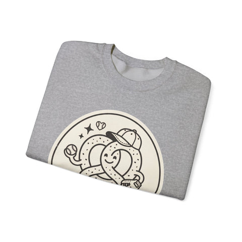 Burgh Baseball Round Logo Crewneck, Pittsburgh Pride | Local Baseball Apparel Sweatshirt - YinzerShop