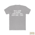 Buy Sam A Drink - T-Shirt T-Shirt Printify Solid Light Grey S 
