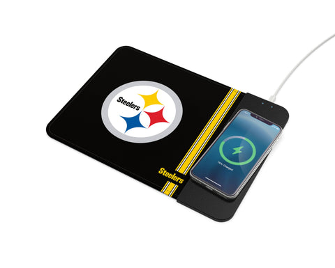 Prime Brands Group - NFL Pittsburgh Steelers Wireless Charging Mousepad Wireless Charging Pad Prime Brands Group   