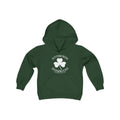 Pittsburgh Shamrocks Hoodie (Youth)  Vintage Ice Hockey Forest Green S 