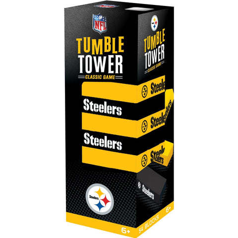 Pittsburgh Steelers Tumble Tower - NFL Block Game | Classic Wooden Game Challenge