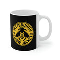 Pittsburgh Yellow Jackets Mug 11oz  Vintage Ice Hockey   