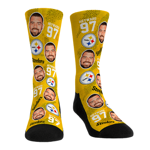 Cameron Heyward - Pittsburgh Steelers - Football Guy Socks - YinzerShop