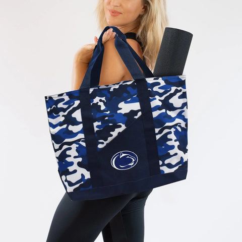 Camo Tote Bag - Penn State Tote With Heavy Duty Material & Durable Shoulder Straps Tote Bag - YinzerShop
