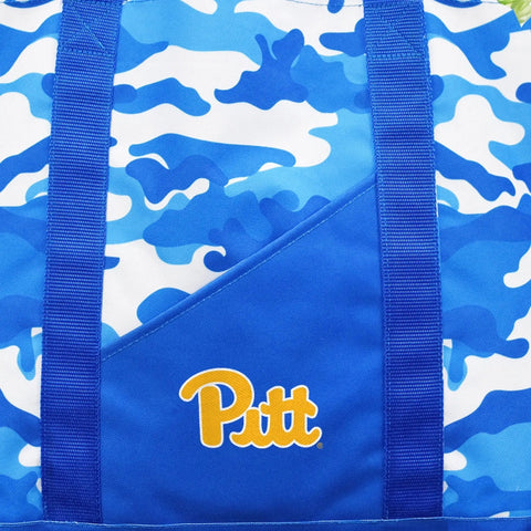 Camo Tote Bag - University of Pittsburgh Super-Duty Heavy Duty Sports Tote Tote Bag - YinzerShop