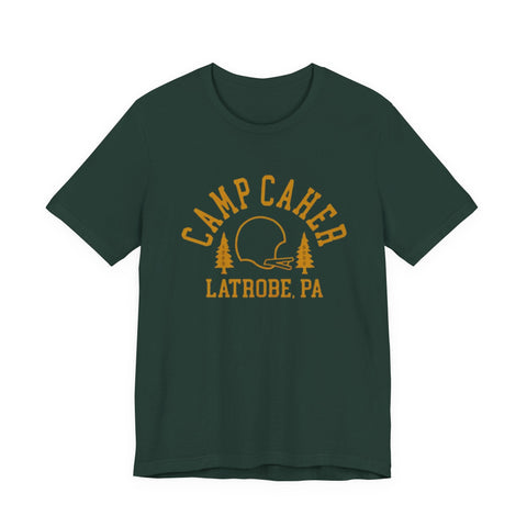 Camp Caher Latrobe T-Shirt - Premium Fitted Short Sleeve Tee With Ribbed Collar T-Shirt - YinzerShop