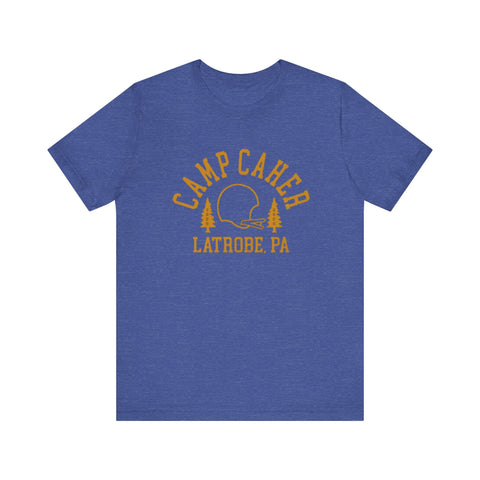 Camp Caher Latrobe T-Shirt - Premium Fitted Short Sleeve Tee With Ribbed Collar T-Shirt - YinzerShop