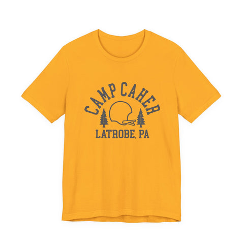 Camp Caher Latrobe T-Shirt - Premium Fitted Short Sleeve Tee With Ribbed Collar T-Shirt - YinzerShop