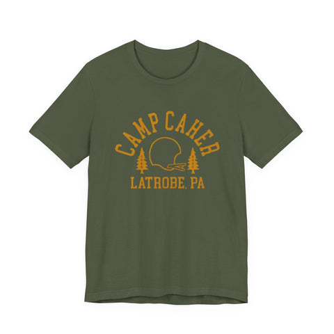Camp Caher Latrobe T-Shirt - Premium Fitted Short Sleeve Tee With Ribbed Collar T-Shirt - YinzerShop