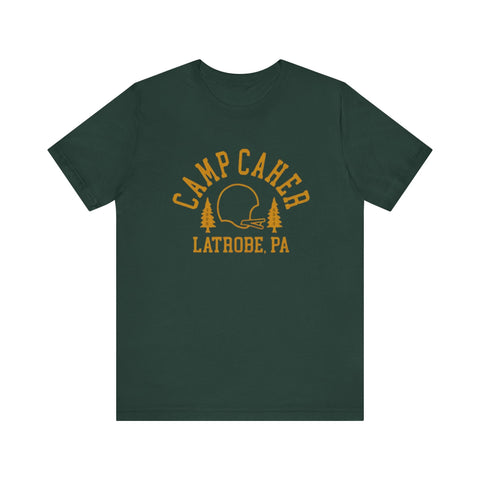 Camp Caher Latrobe T-Shirt - Premium Fitted Short Sleeve Tee With Ribbed Collar T-Shirt - YinzerShop