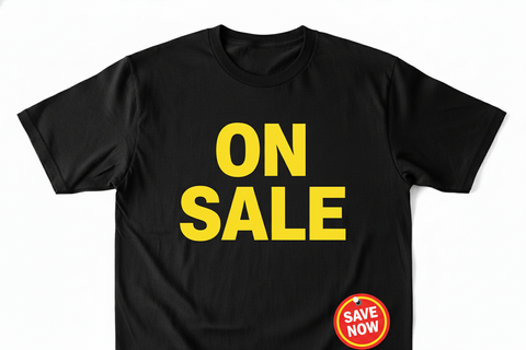 Can you change the letters to Yellow and then put a Price tag graphic that says Save Now?