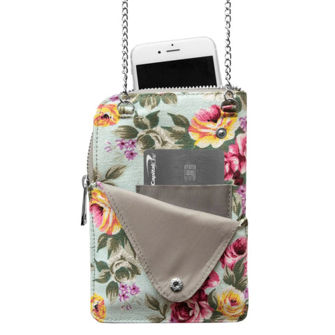Canvas Floral Purse – University of Pittsburgh Embroidered Team Logo Snap Closure Bag Purse - YinzerShop