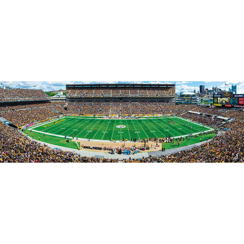 Pittsburgh Steelers Heinz Field 1000 pc Panoramic Puzzle - Center View Jigsaw Puzzles Masterpieces Puzzles   