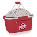 Ohio State Buckeyes - Metro Basket Collapsible Cooler Tote  Picnic Time Family of Brands Red  