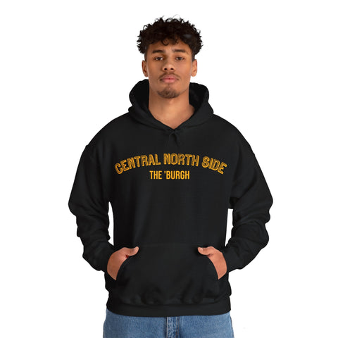 Central North Side - The 'Burgh Neighborhood Series - Unisex Heavy Blend™ Hooded Sweatshirt Hoodie - YinzerShop