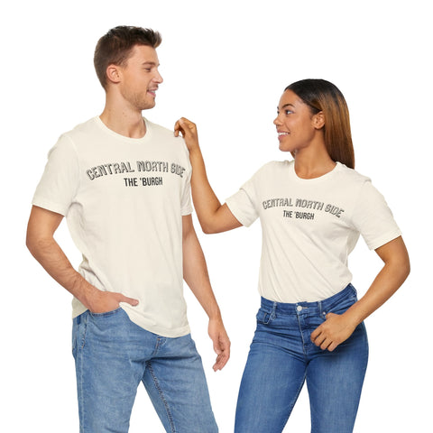 Central North Side - The Burgh Neighborhood Series - Unisex Jersey Short Sleeve Tee T-Shirt - YinzerShop