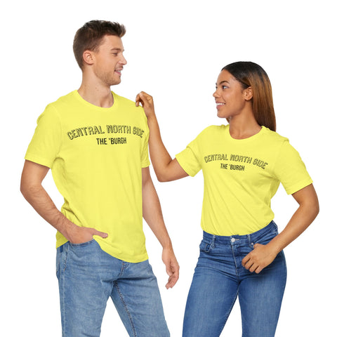 Central North Side - The Burgh Neighborhood Series - Unisex Jersey Short Sleeve Tee T-Shirt - YinzerShop