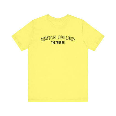 Central Oakland - The Burgh Neighborhood Series - Unisex Jersey Short Sleeve Tee T-Shirt - YinzerShop