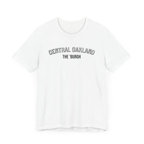 Central Oakland - The Burgh Neighborhood Series - Unisex Jersey Short Sleeve Tee T-Shirt - YinzerShop