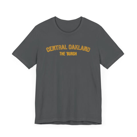 Central Oakland - The Burgh Neighborhood Series - Unisex Jersey Short Sleeve Tee T-Shirt - YinzerShop