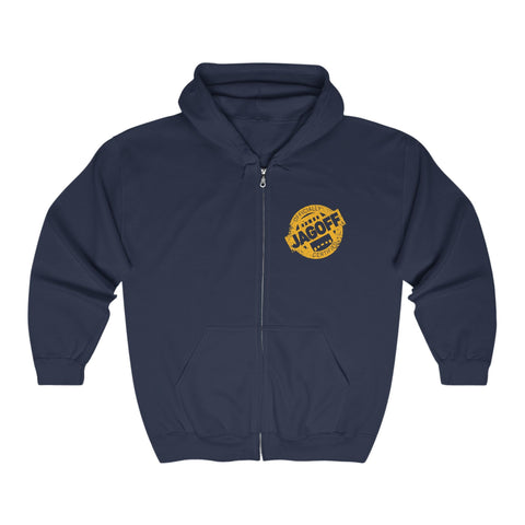 Certified Jagoff Hooded Full Zipper Sweatshirt Hoodie - YinzerShop