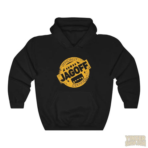 Certified Jagoff Hooded Sweatshirt Unisex Heavy Blend™ Hoodie Printify Black S 