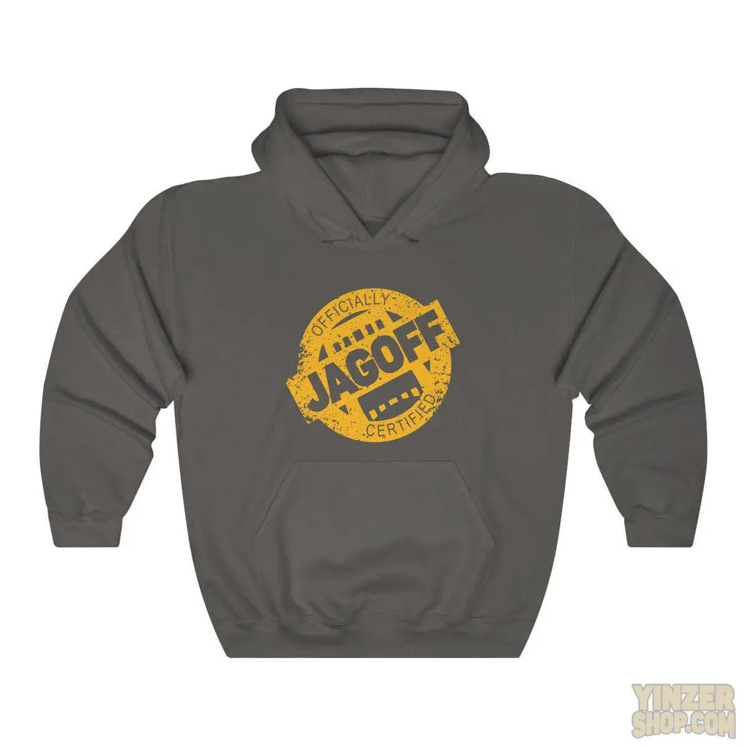 Certified Jagoff Hooded Sweatshirt Unisex Heavy Blend™ Hoodie Printify Charcoal L 