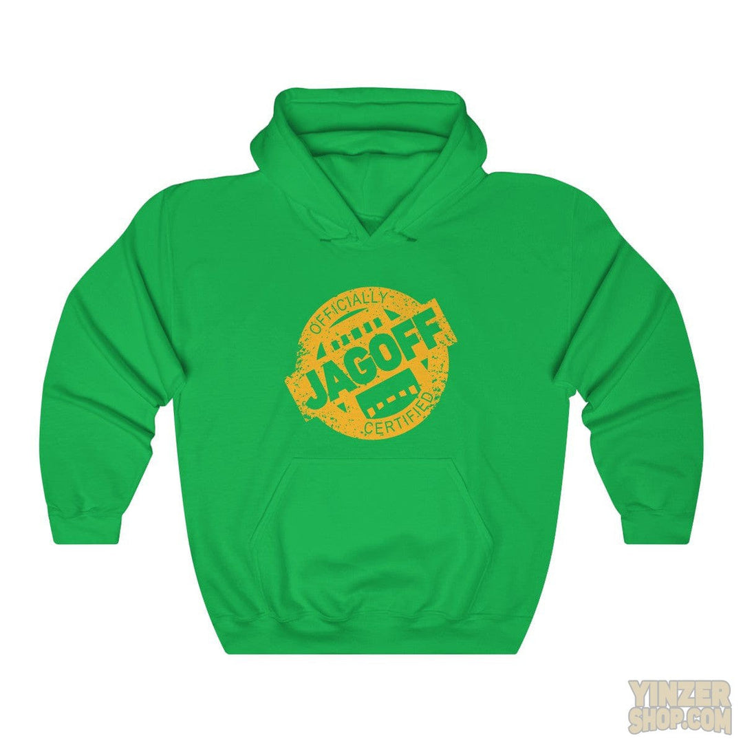 Certified Jagoff Hooded Sweatshirt Unisex Heavy Blend™ Hoodie Printify Irish Green S 