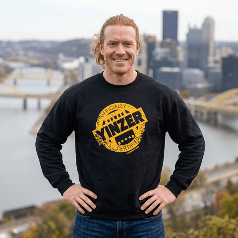 Certified Yinzer - Champion Crewneck Sweatshirt Sweatshirt - YinzerShop