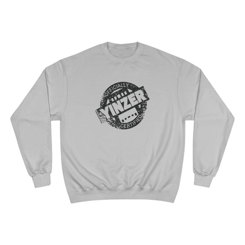 Certified Yinzer - Champion Crewneck Sweatshirt Sweatshirt - YinzerShop