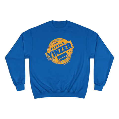 Certified Yinzer - Champion Crewneck Sweatshirt Sweatshirt - YinzerShop