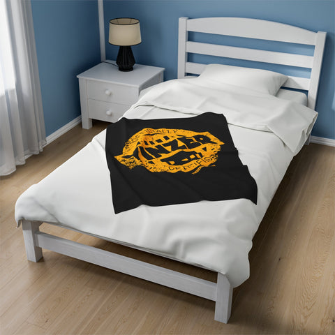 Certified Yinzer Stamped Design Velveteen Plush Blanket All Over Prints - YinzerShop