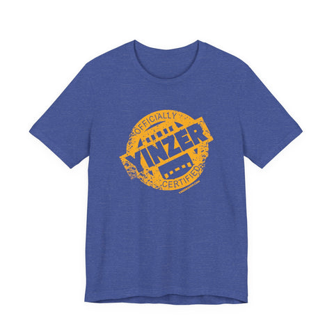 Certified Yinzer™ Stamped Graphic Unisex Jersey Short Sleeve Tee T-Shirt - YinzerShop