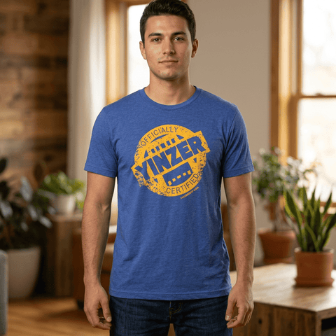 Certified Yinzer™ Stamped Graphic Unisex Jersey Short Sleeve Tee T-Shirt - YinzerShop