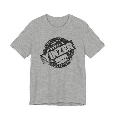 Certified Yinzer™ Stamped Graphic Unisex Jersey Short Sleeve Tee T-Shirt - YinzerShop