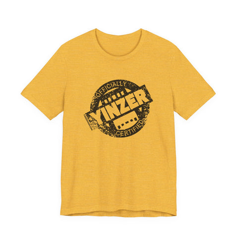 Certified Yinzer™ Stamped Graphic Unisex Jersey Short Sleeve Tee T-Shirt - YinzerShop