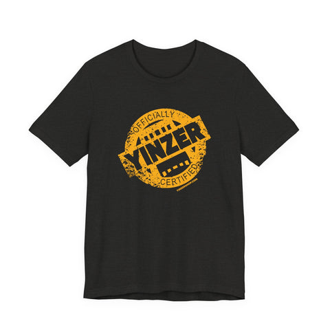 Certified Yinzer™ Stamped Graphic Unisex Jersey Short Sleeve Tee T-Shirt - YinzerShop