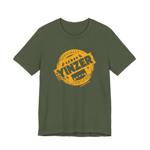 Certified Yinzer™ Stamped Graphic Unisex Jersey Short Sleeve Tee T-Shirt - YinzerShop