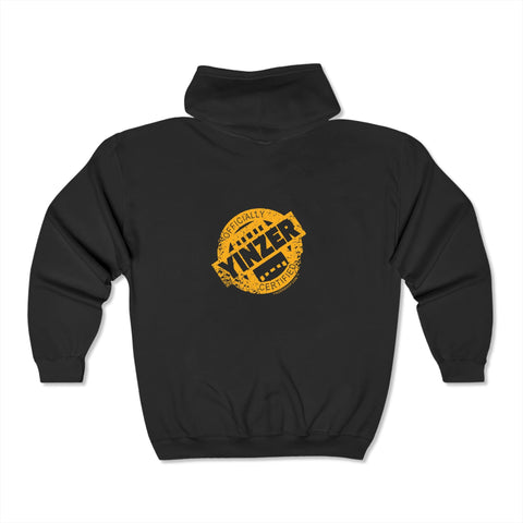 Certified Yinzer Unisex Heavy Blend™ Full Zip Hooded Sweatshirt Hoodie - YinzerShop