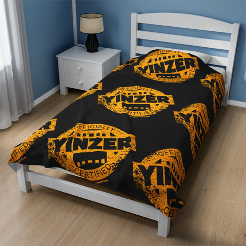 Certified Yinzer Velveteen Plush Blanket All Over Prints - YinzerShop