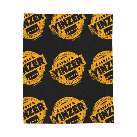 Certified Yinzer Velveteen Plush Blanket All Over Prints - YinzerShop