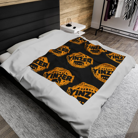 Certified Yinzer Velveteen Plush Blanket All Over Prints - YinzerShop