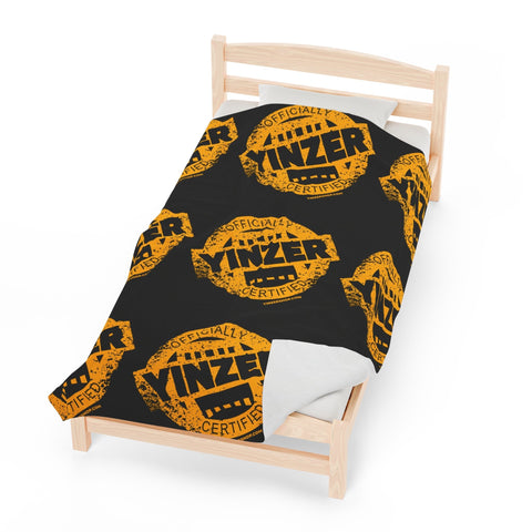 Certified Yinzer Velveteen Plush Blanket All Over Prints - YinzerShop