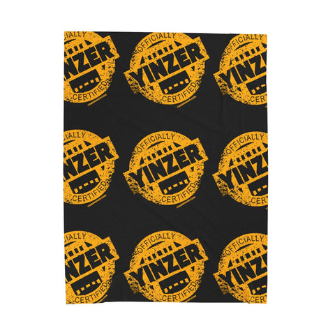 Certified Yinzer Velveteen Plush Blanket All Over Prints - YinzerShop