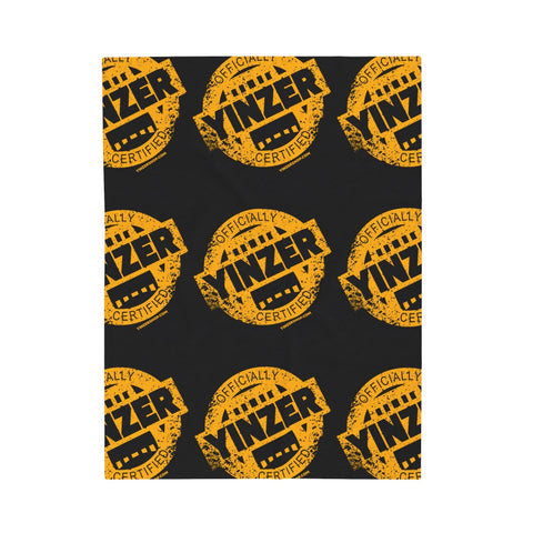 Certified Yinzer Velveteen Plush Blanket All Over Prints - YinzerShop