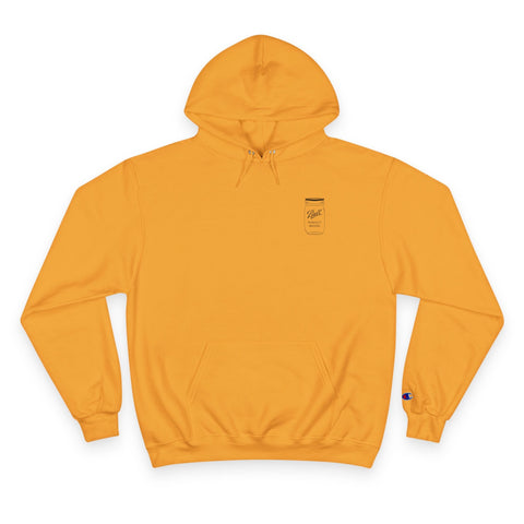 Champion Hoodie - Custom Printed Mason Jar Design | Eco Hooded Sweatshirt Hoodie - YinzerShop